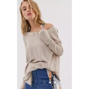 Free People ‘North Shore’ Thermal Long Sleeve, Size XS